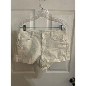 Arizona Juniors White Denim Shorts Size 11